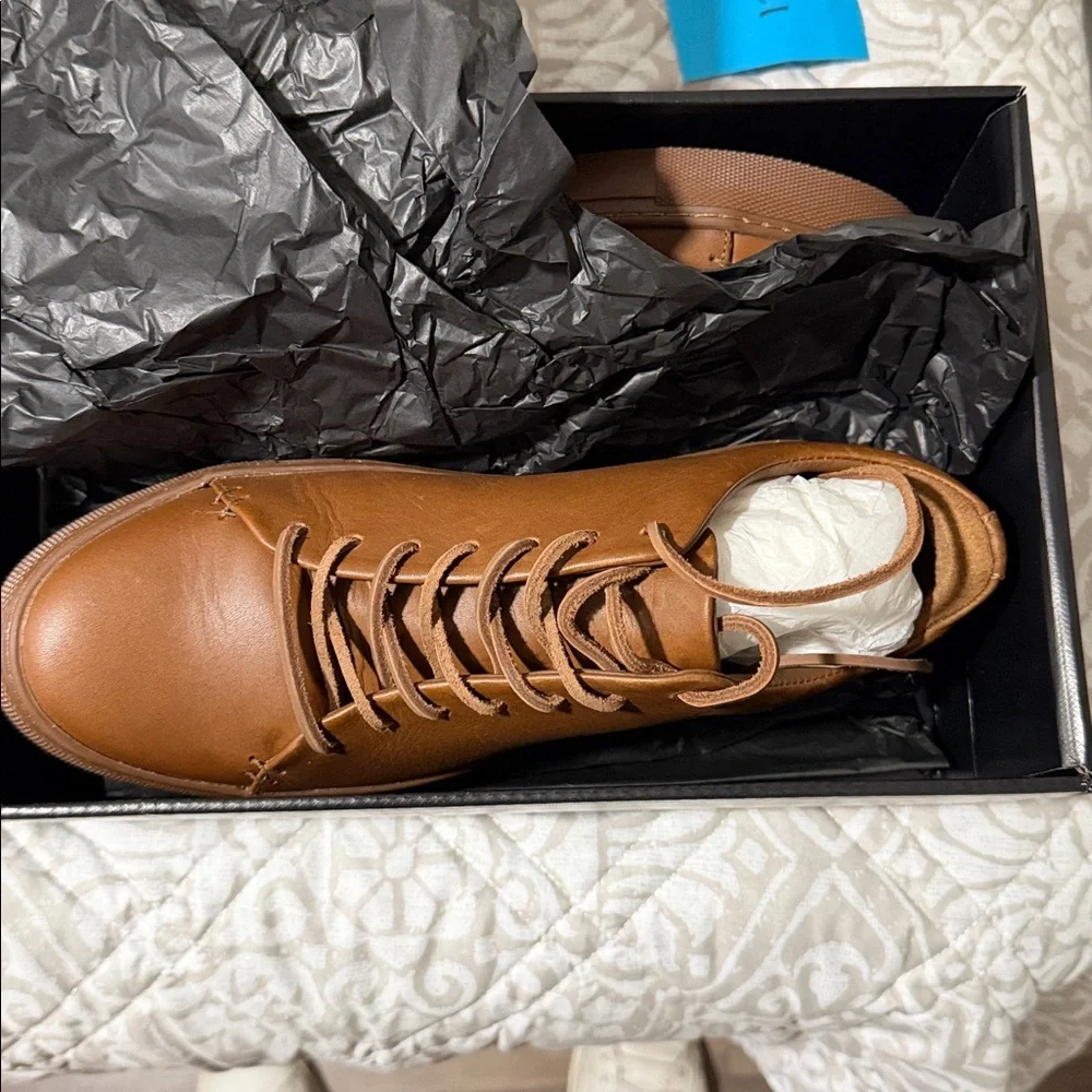 Thursday Boot Company Tan Leather Sneakers - Picture 2 of 3